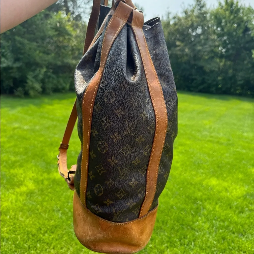 Authentic Louis Vuitton Monogram Randonnee Shoulder Bag